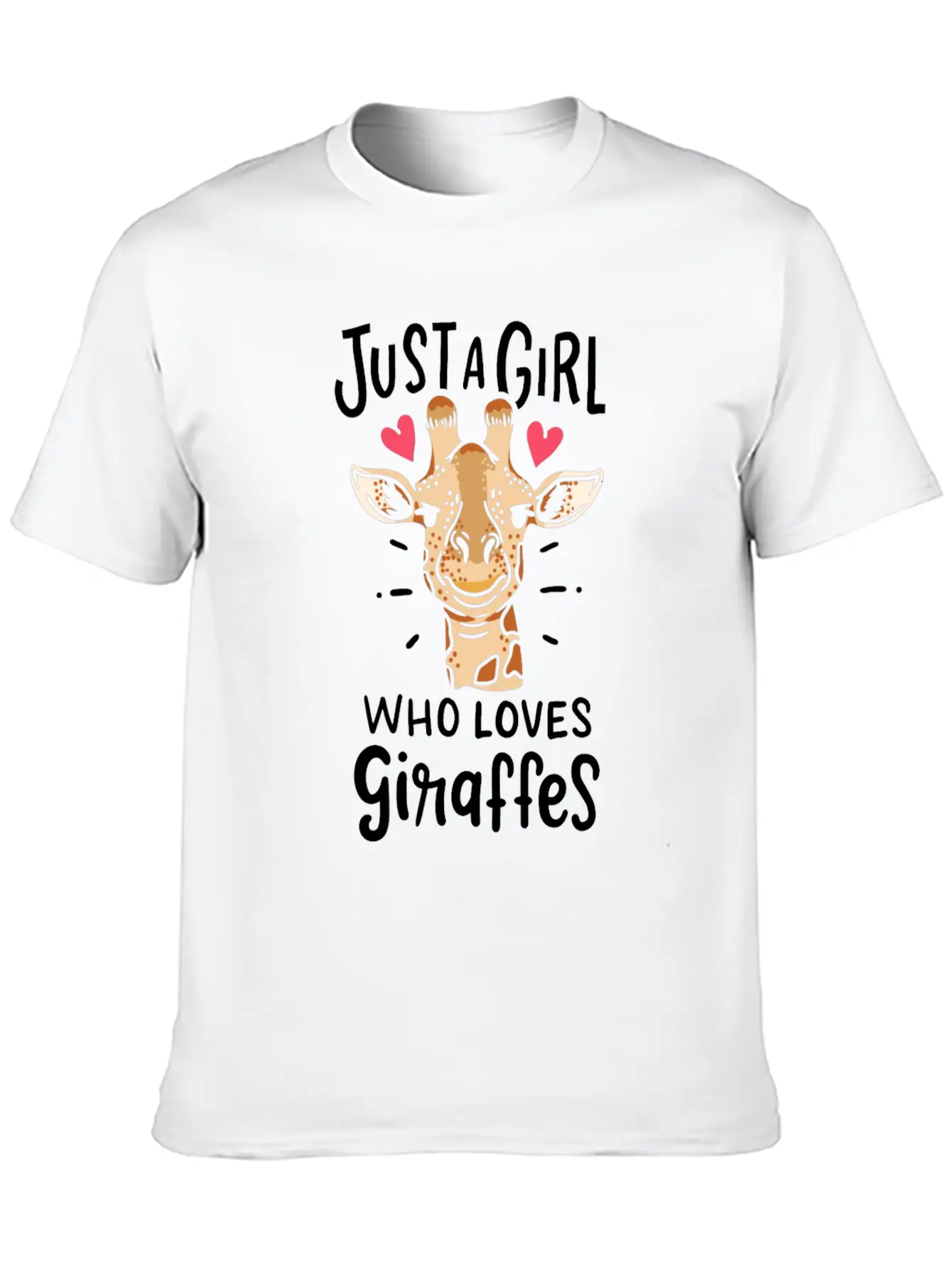 Giraffe Stylish Everyday T-Shirt – Unisex Basic Cotton Tee