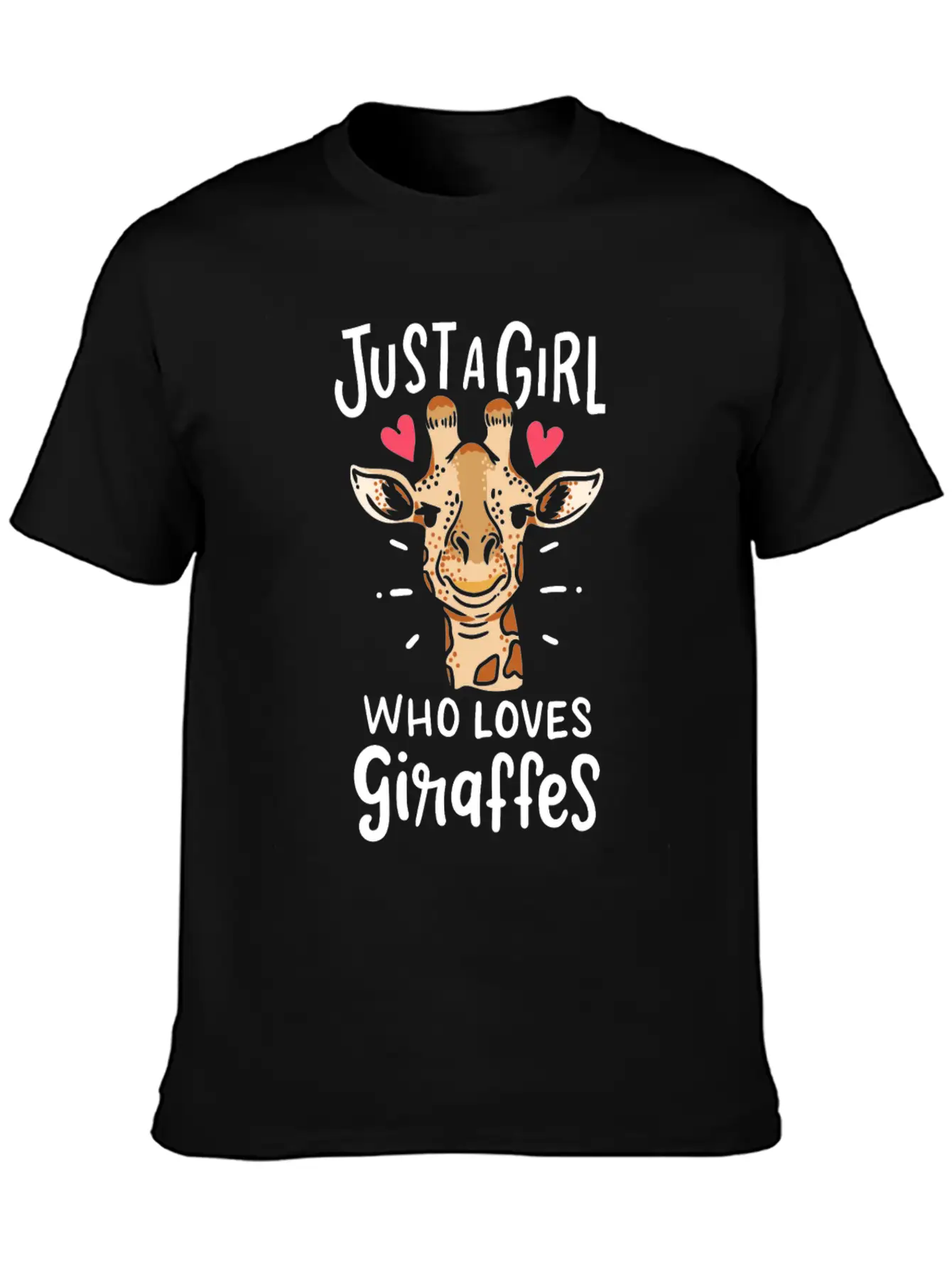 Giraffe Stylish Everyday T-Shirt – Unisex Basic Cotton Tee