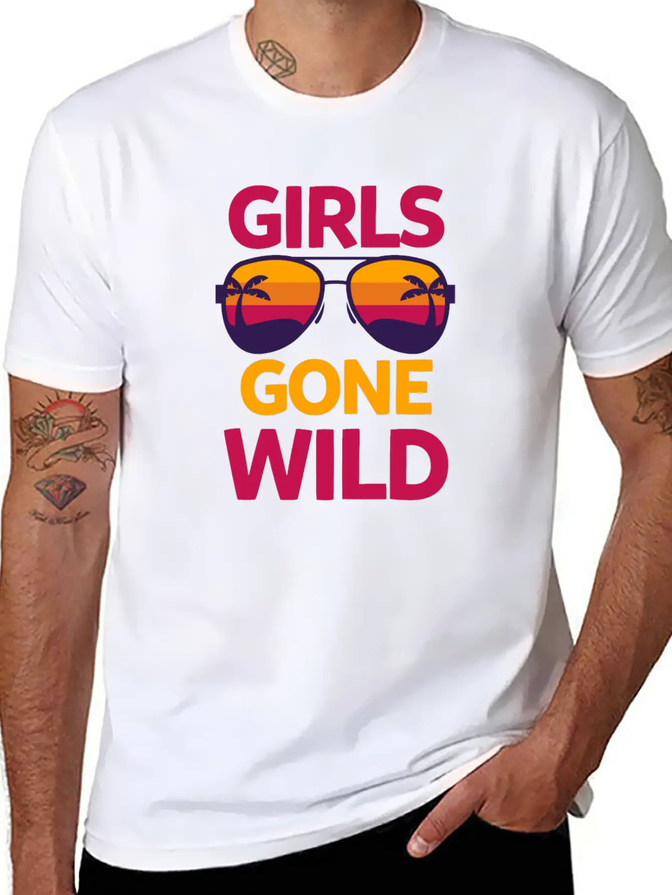 Girl Bride Bachelorette Marriage Gift Basic Graphic T-Shirt – Daily Comfort In Soft Cotton