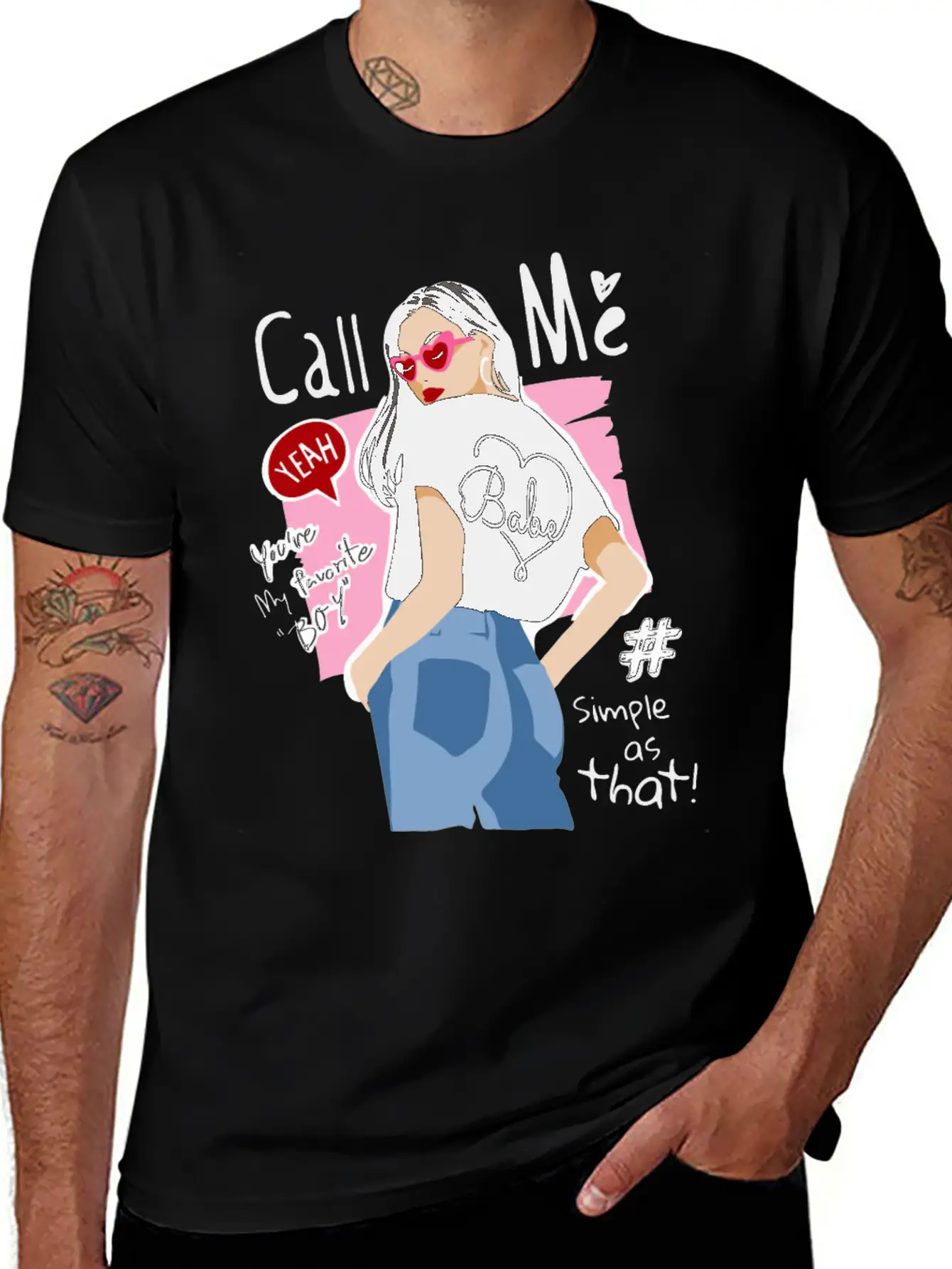 Girl In Street Fashion Style Timeless Short Sleeve Tee – Comfy And Minimalist Design