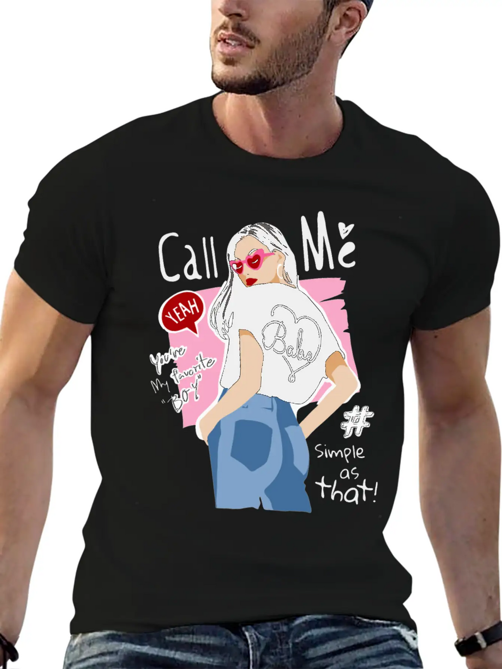 Girl In Street Fashion Style Timeless Short Sleeve Tee – Comfy And Minimalist Design