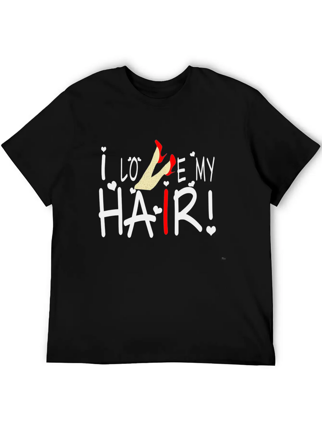 Girl Power: I Love My Hair! Stylish Everyday T-Shirt – Unisex Basic Cotton Tee