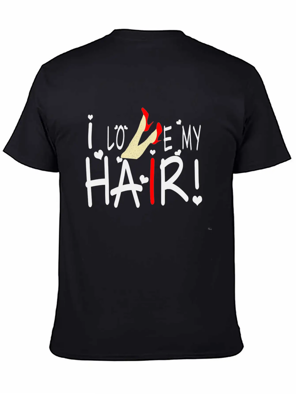 Girl Power: I Love My Hair! Stylish Everyday T-Shirt – Unisex Basic Cotton Tee