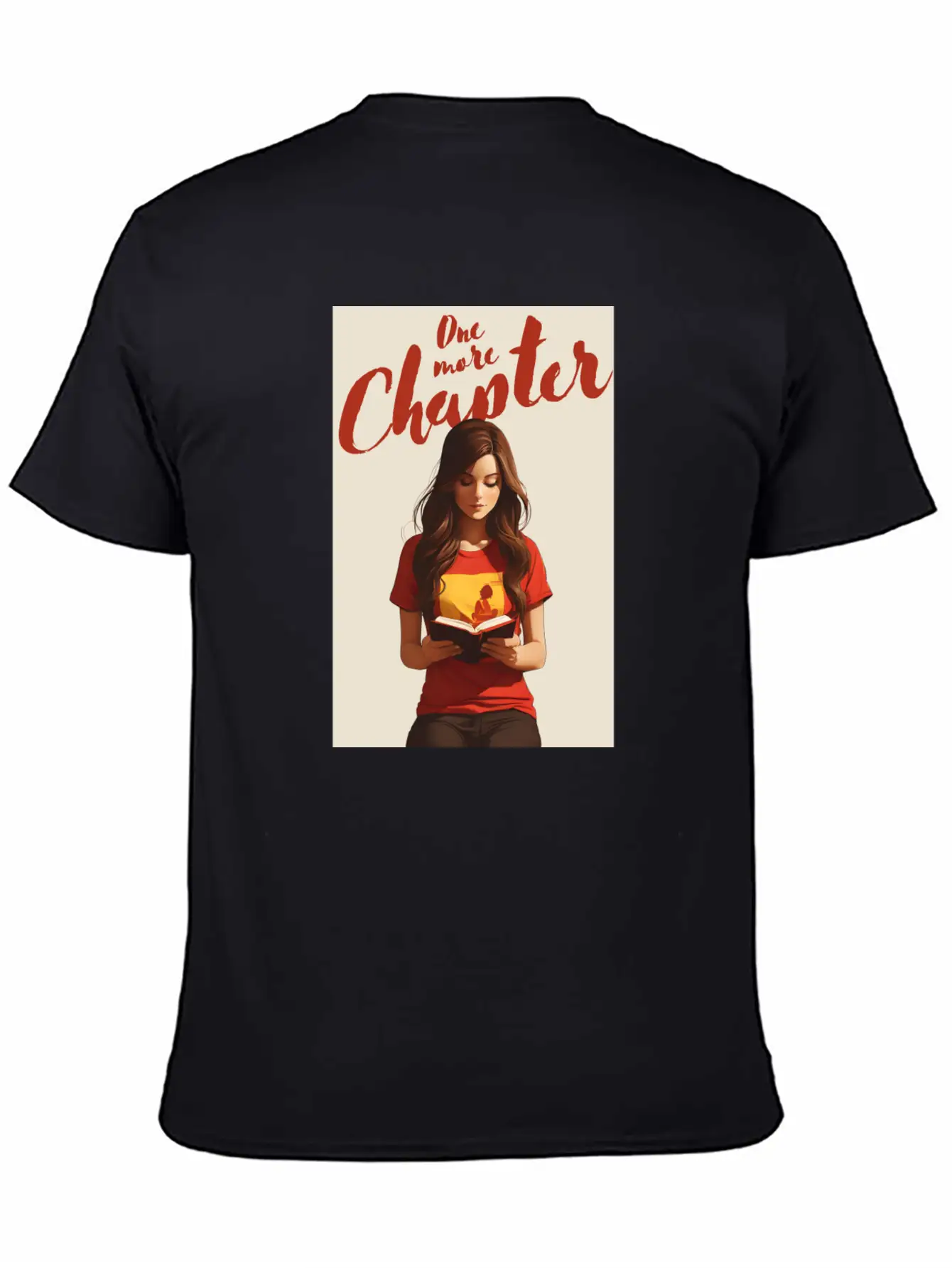 Girl Reading A Book Classic Cotton Tee – Unisex Comfort For Any Season