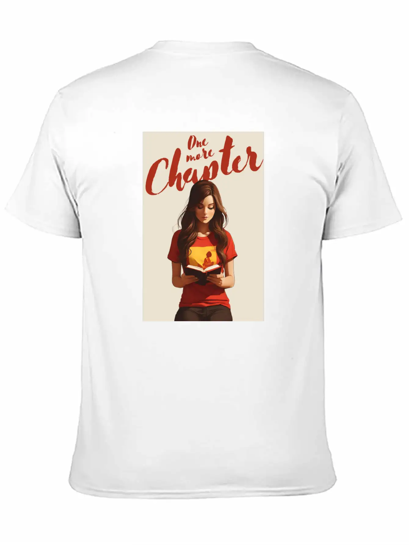 Girl Reading A Book Classic Cotton Tee – Unisex Comfort For Any Season