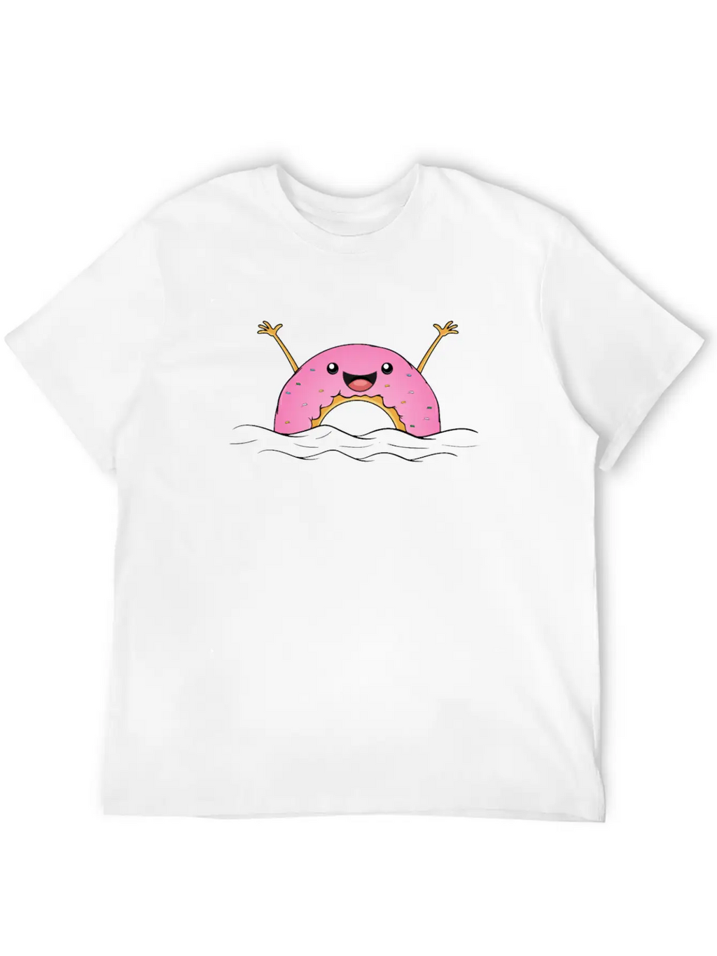 Girl Sweet Morning Donut Gift Sunrise Candy Sweets Classic Cotton Tee – Unisex Comfort For Any Season