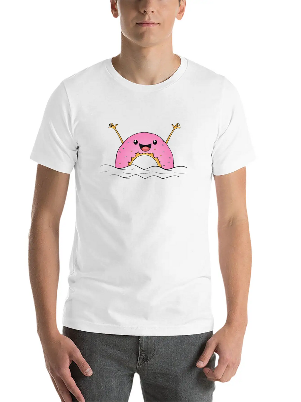 Girl Sweet Morning Donut Gift Sunrise Candy Sweets Classic Cotton Tee – Unisex Comfort For Any Season