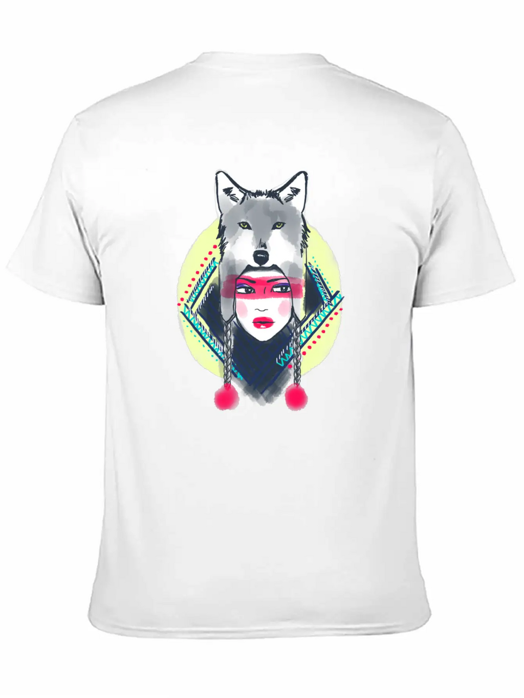 Girl With Wolf Hat Classic Cotton Tee – Unisex Comfort For Any Season