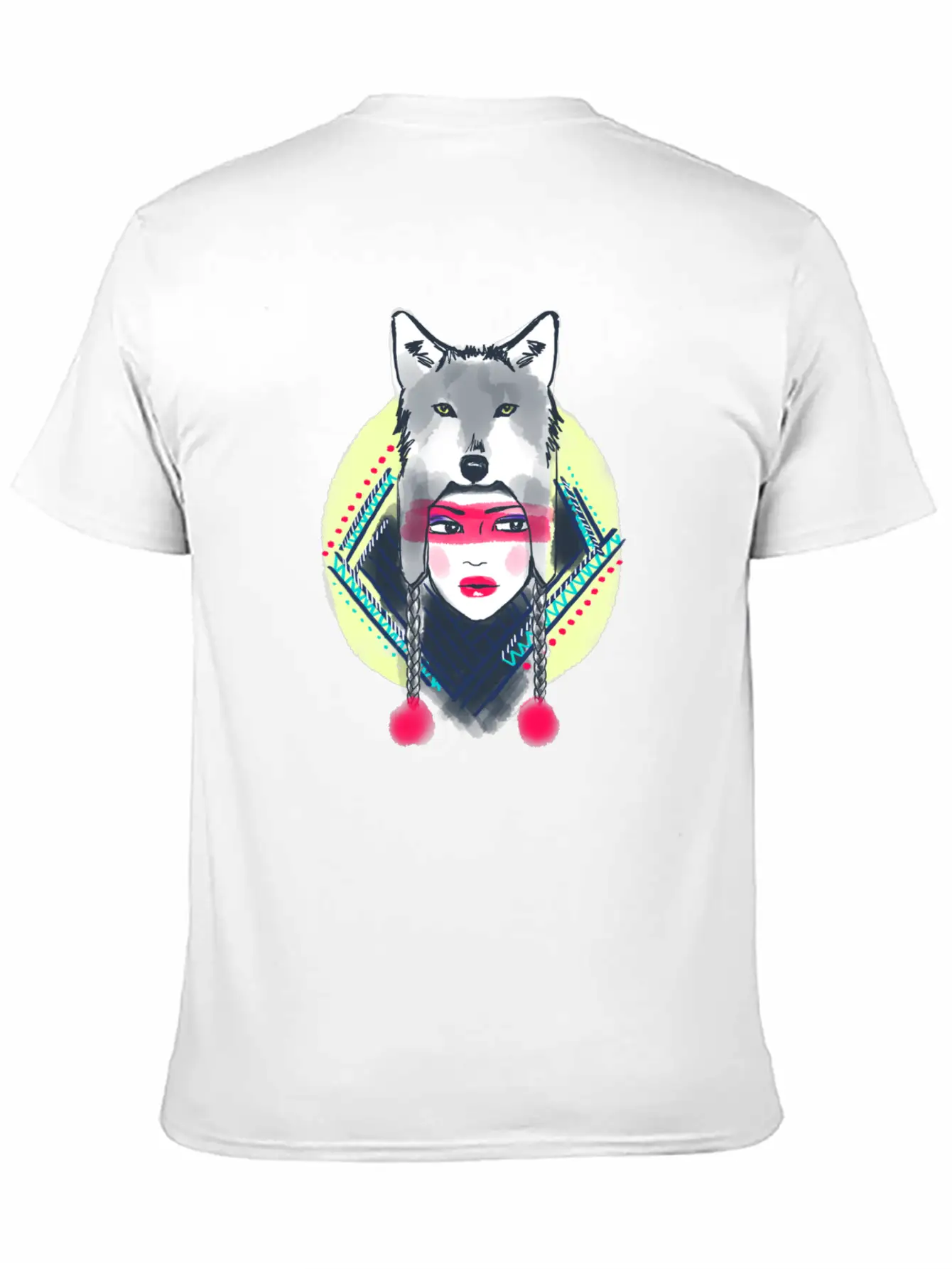 Girl With Wolf Hat Classic Cotton Tee – Unisex Comfort For Any Season