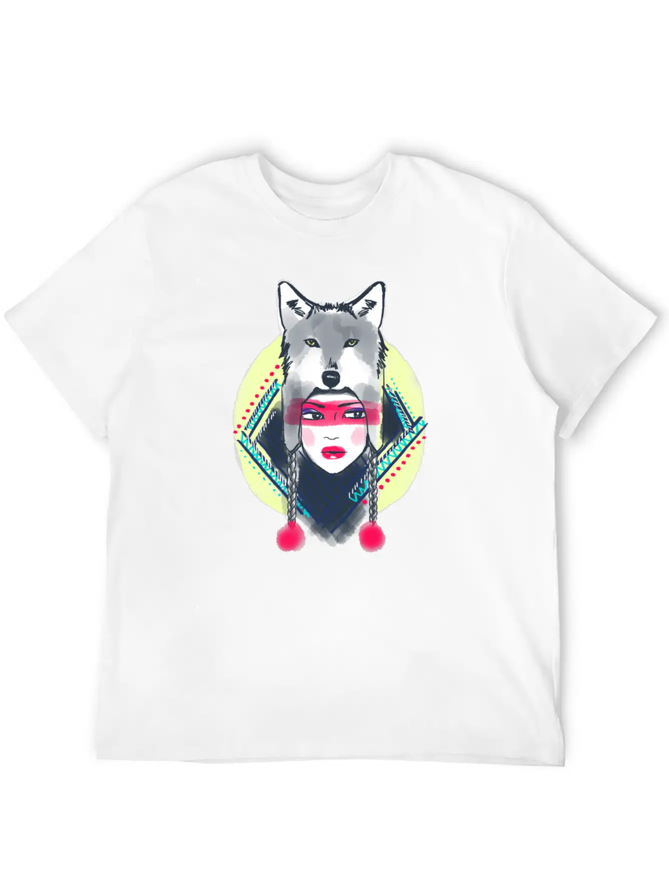 Girl With Wolf Hat Classic Cotton Tee – Unisex Comfort For Any Season