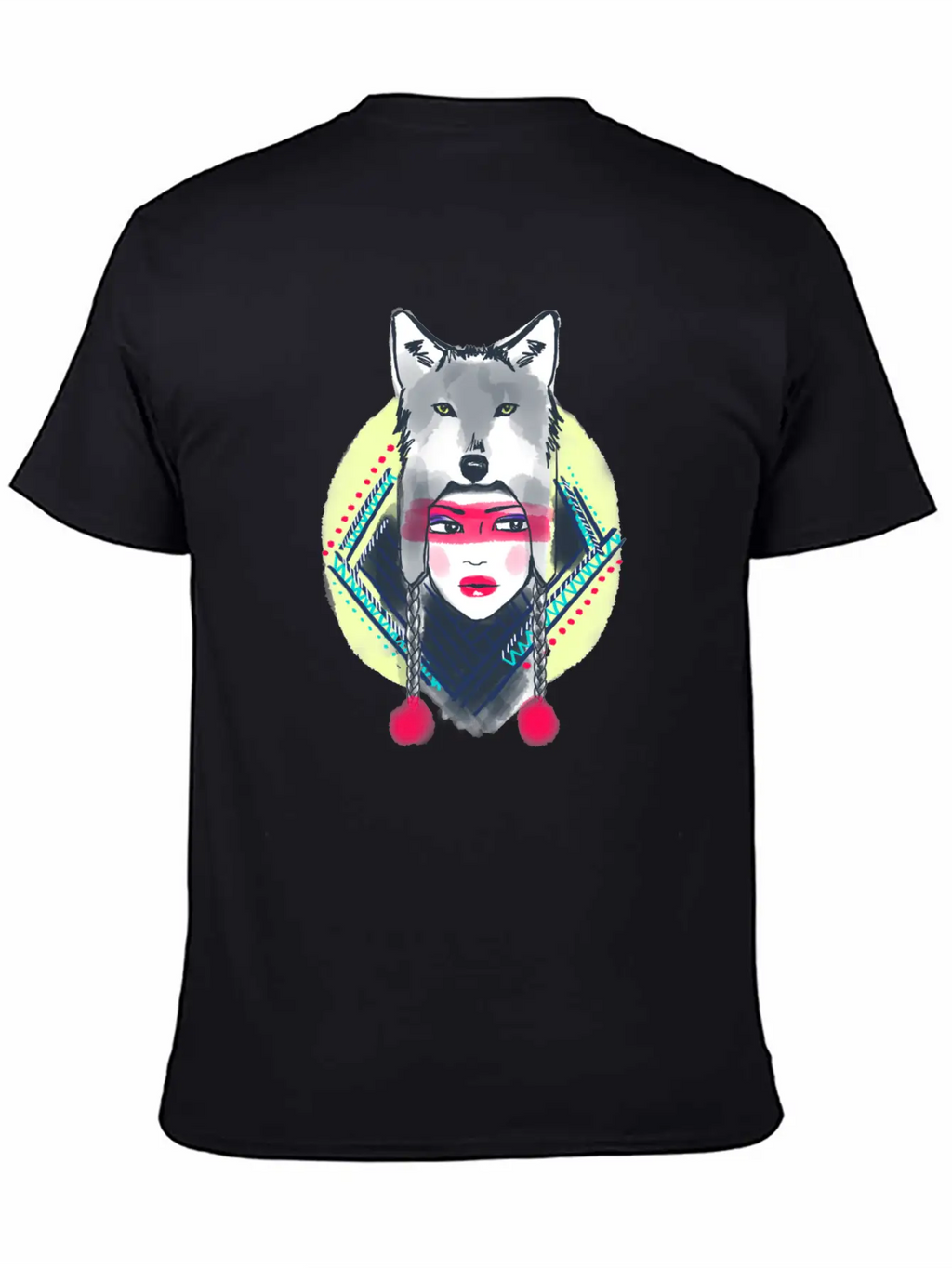 Girl With Wolf Hat Classic Cotton Tee – Unisex Comfort For Any Season