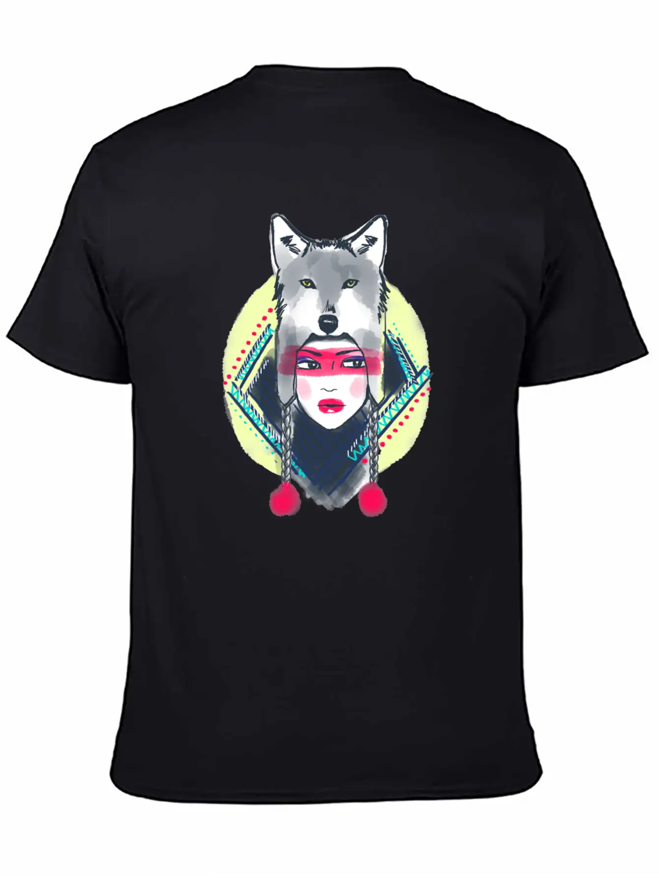 Girl With Wolf Hat Classic Cotton Tee – Unisex Comfort For Any Season