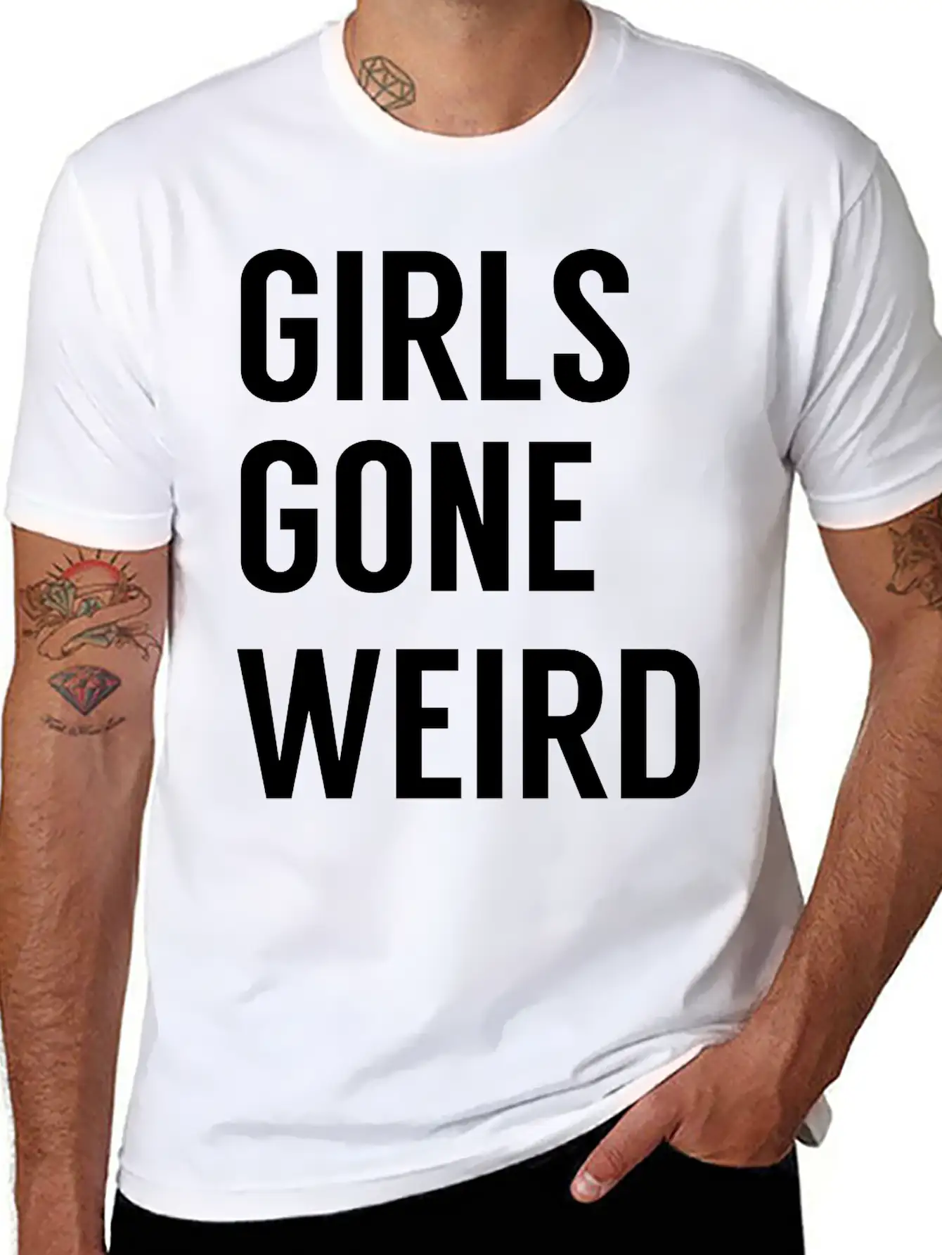 Girls Gone Weird Classic Cotton Tee – Unisex Comfort For Any Season