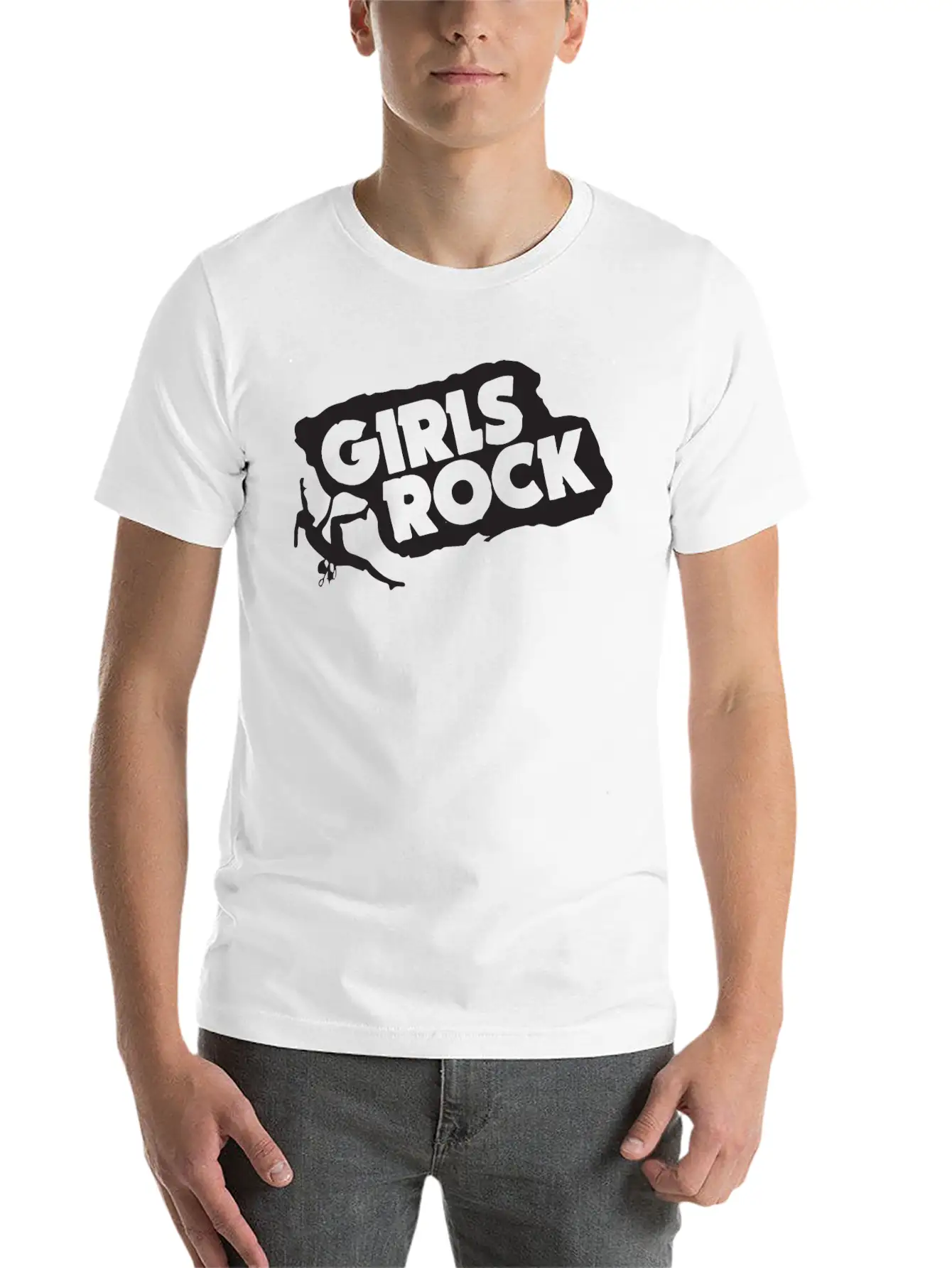 Girls Rock Unisex Casual T-Shirt – Clean Design For Daily Comfort