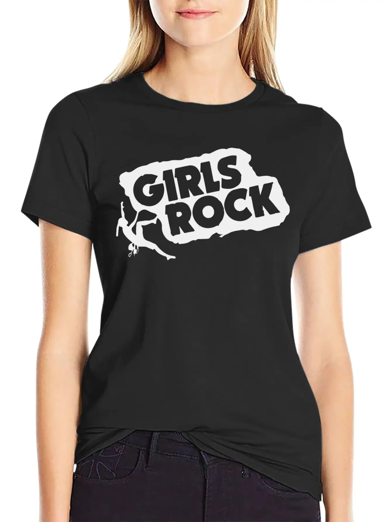 Girls Rock Unisex Casual T-Shirt – Clean Design For Daily Comfort