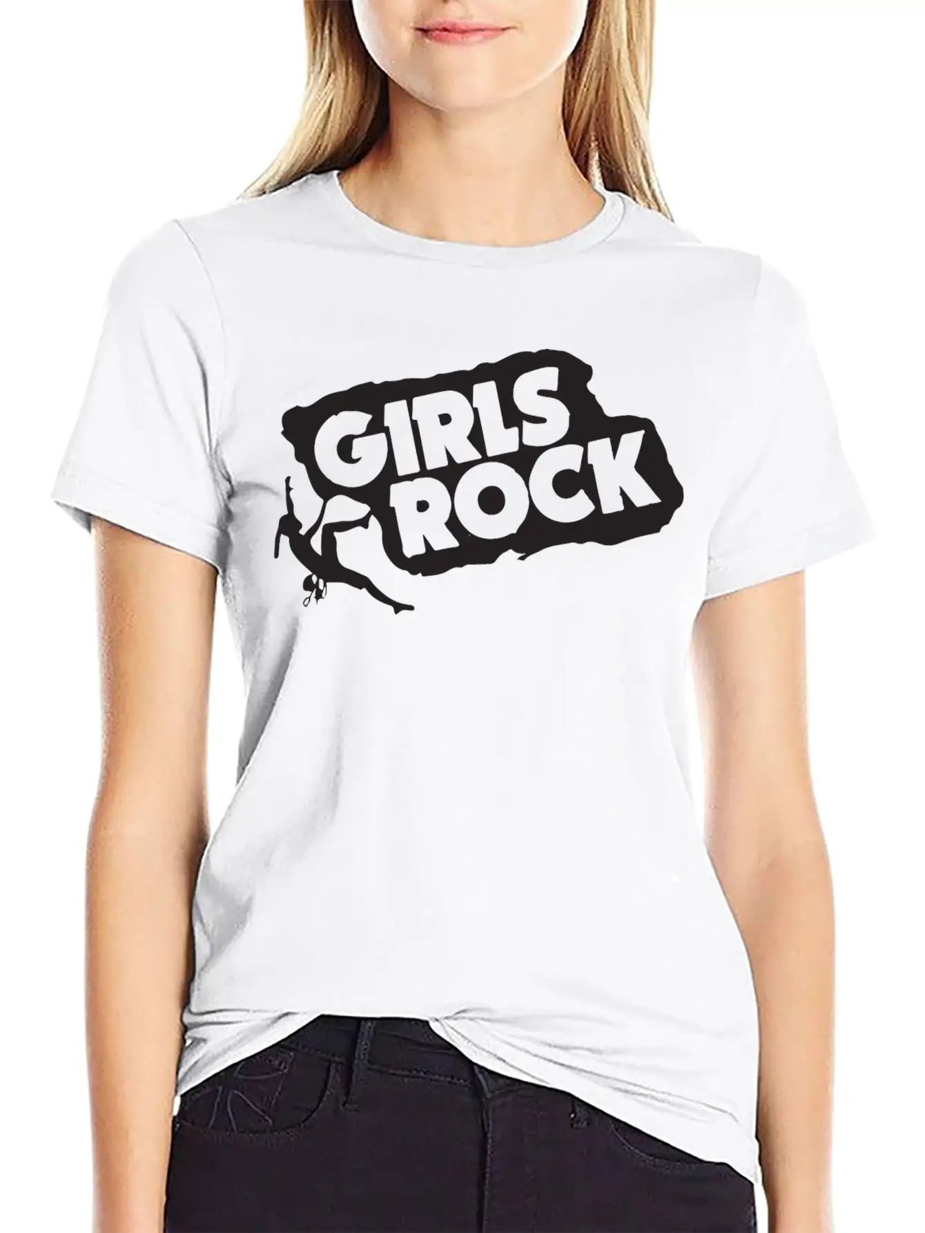 Girls Rock Unisex Casual T-Shirt – Clean Design For Daily Comfort