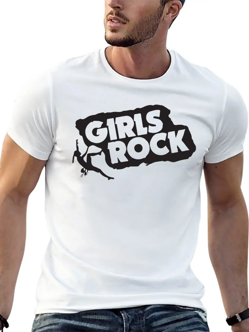Girls Rock Unisex Casual T-Shirt – Clean Design For Daily Comfort