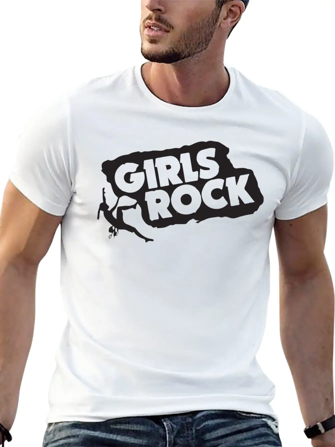 Girls Rock Unisex Casual T-Shirt – Clean Design For Daily Comfort