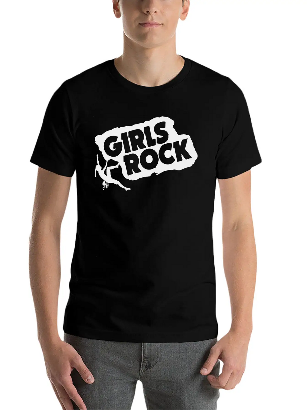Girls Rock Unisex Casual T-Shirt – Clean Design For Daily Comfort