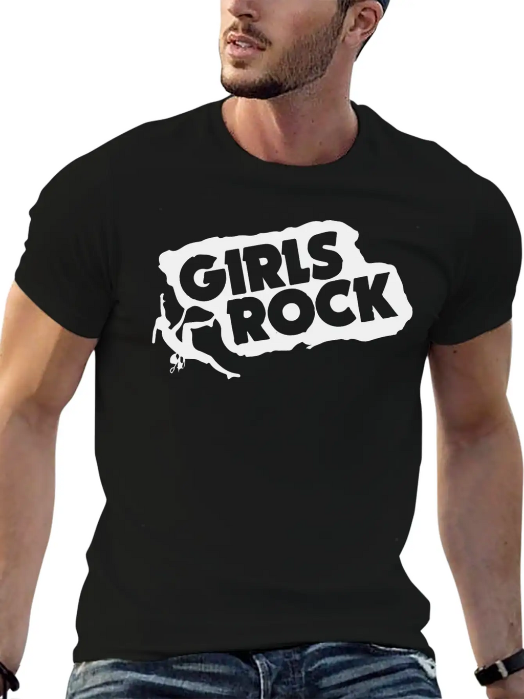 Girls Rock Unisex Casual T-Shirt – Clean Design For Daily Comfort