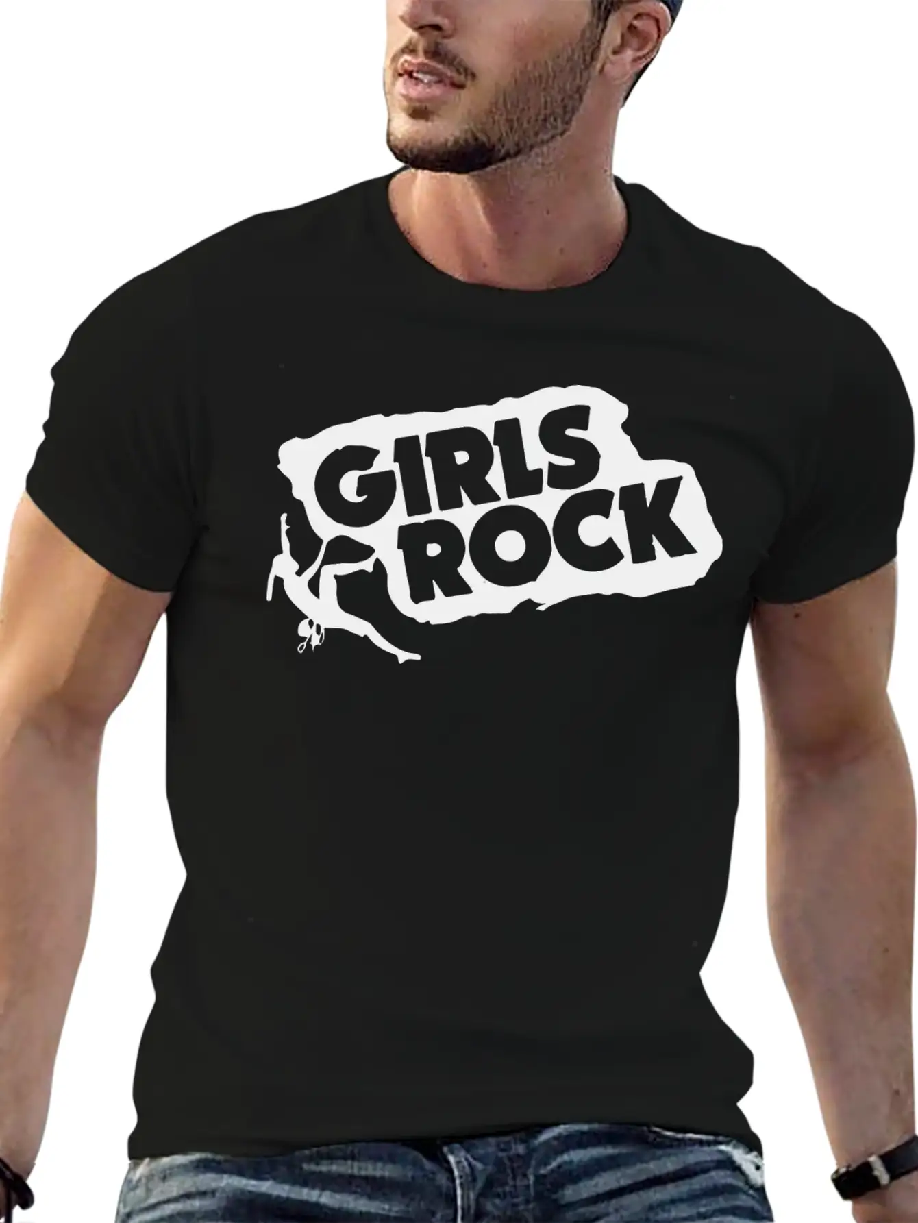 Girls Rock Unisex Casual T-Shirt – Clean Design For Daily Comfort