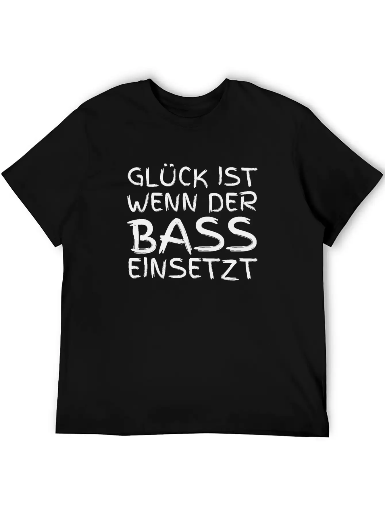 Glück Ist Wenn Der Bass Einsetzt Classic Cotton Tee – Unisex Comfort For Any Season
