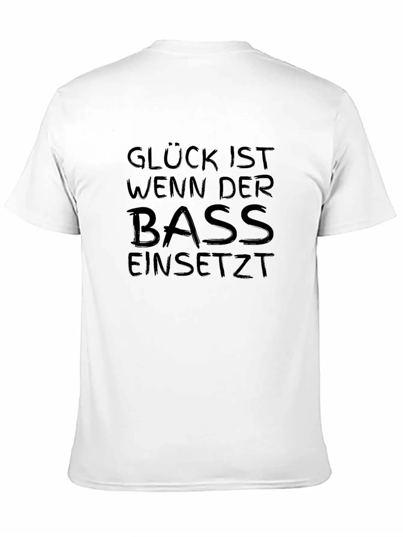 Glück Ist Wenn Der Bass Einsetzt Classic Cotton Tee – Unisex Comfort For Any Season