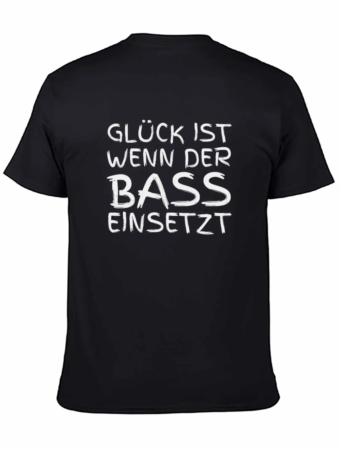 Glück Ist Wenn Der Bass Einsetzt Classic Cotton Tee – Unisex Comfort For Any Season