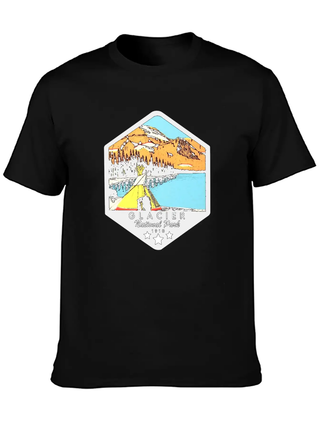 Glacier National Park Essential Cotton Tee For Daily Outfits – Unisex Style