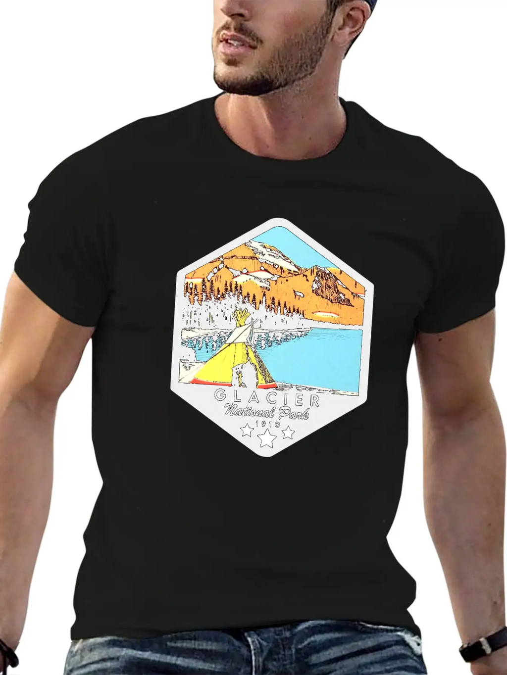 Glacier National Park Essential Cotton Tee For Daily Outfits – Unisex Style