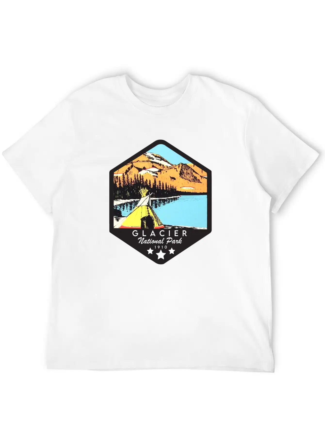 Glacier National Park Essential Cotton Tee For Daily Outfits – Unisex Style