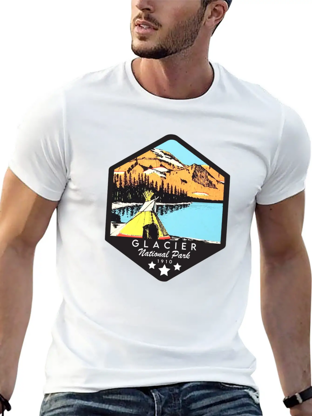Glacier National Park Essential Cotton Tee For Daily Outfits – Unisex Style