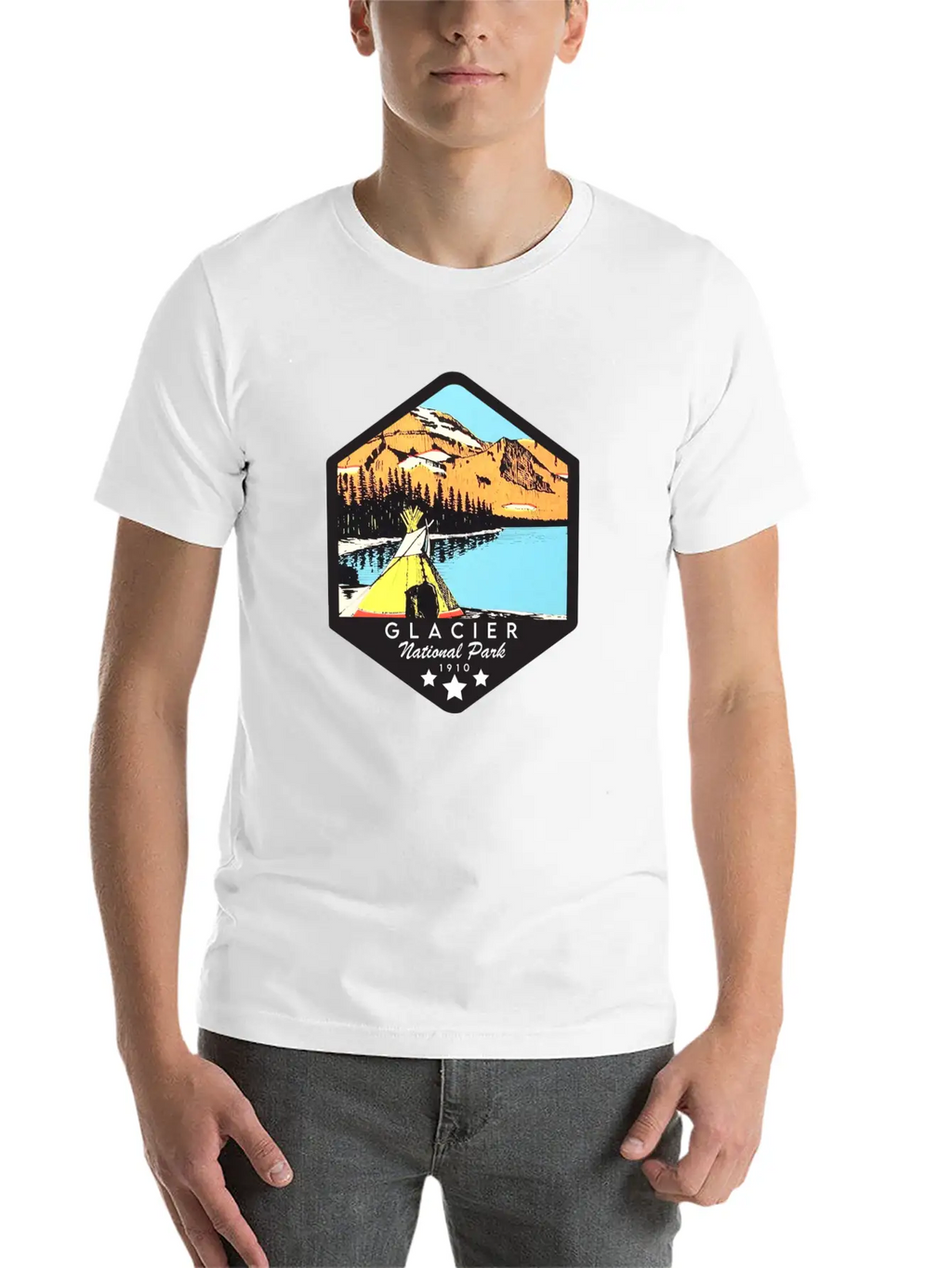 Glacier National Park Essential Cotton Tee For Daily Outfits – Unisex Style