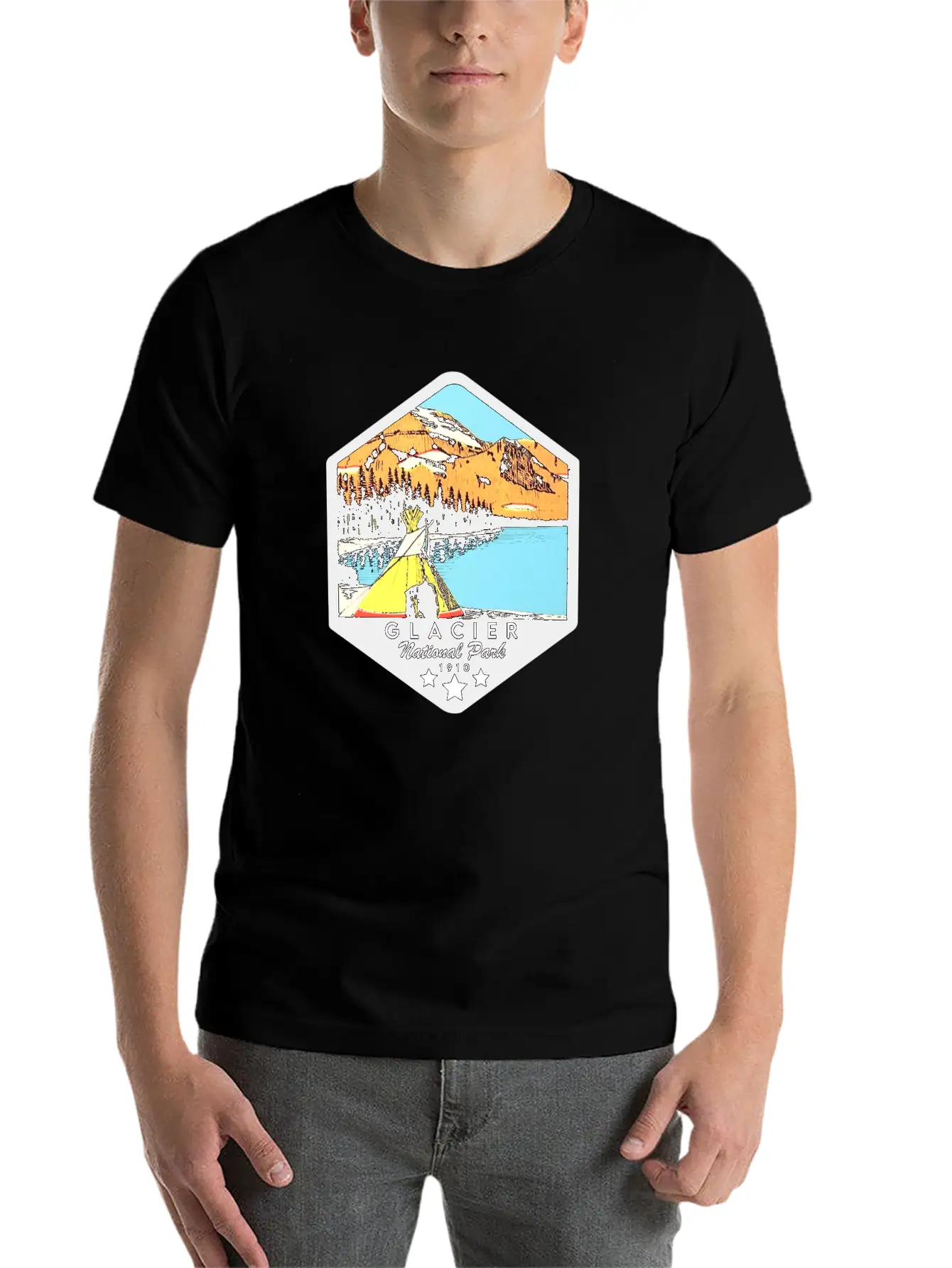 Glacier National Park Essential Cotton Tee For Daily Outfits – Unisex Style
