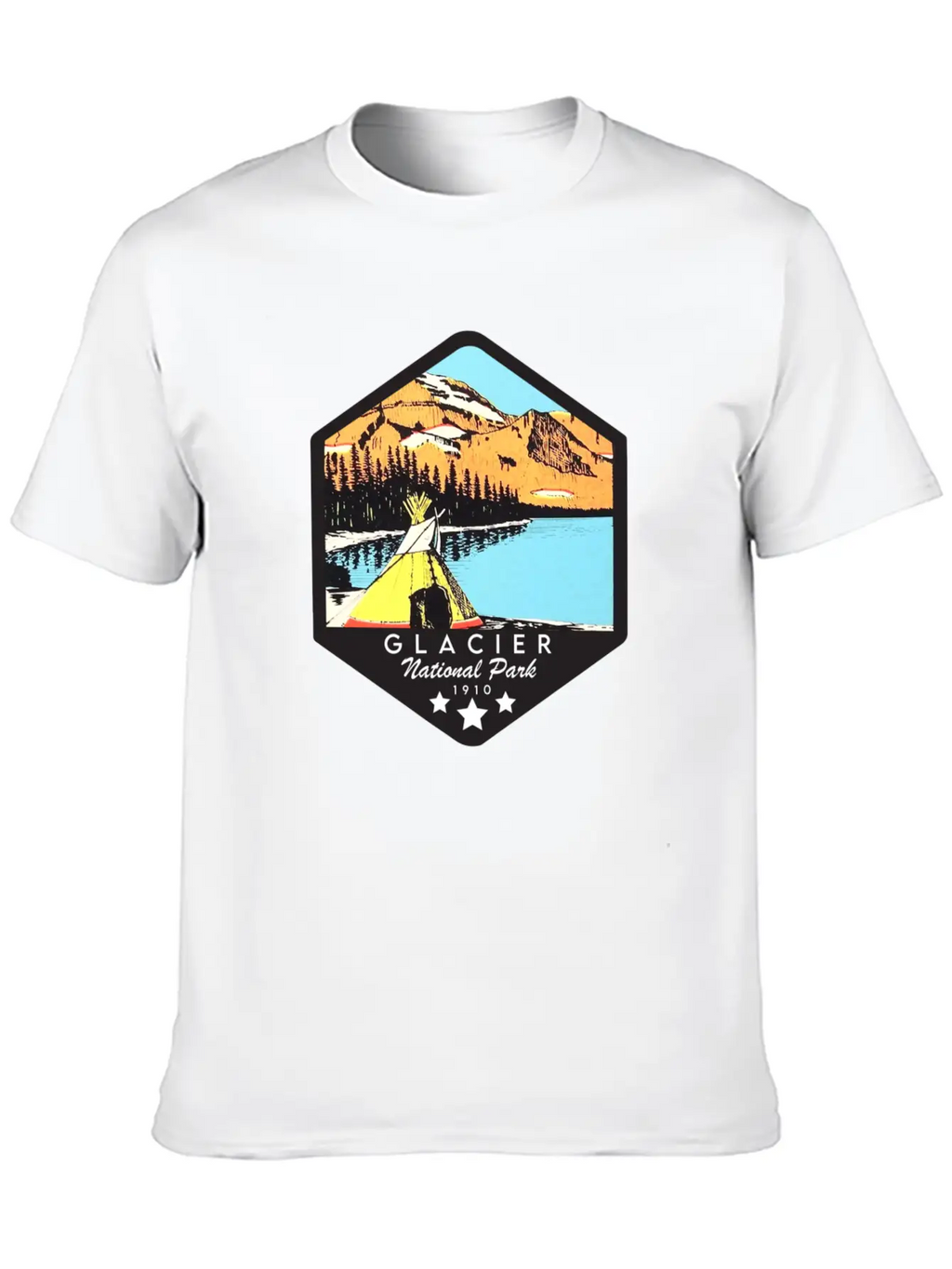 Glacier National Park Essential Cotton Tee For Daily Outfits – Unisex Style