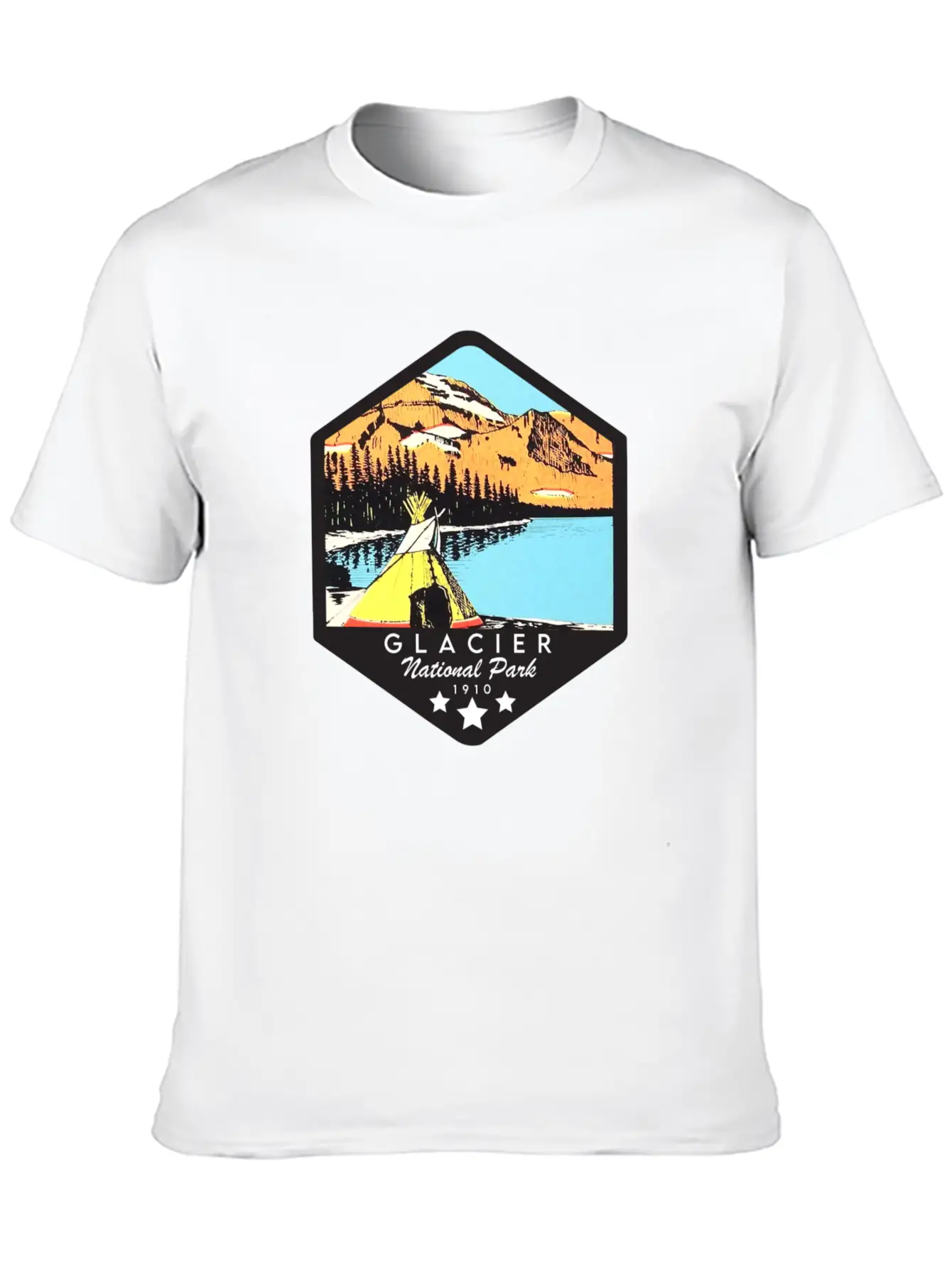 Glacier National Park Essential Cotton Tee For Daily Outfits – Unisex Style