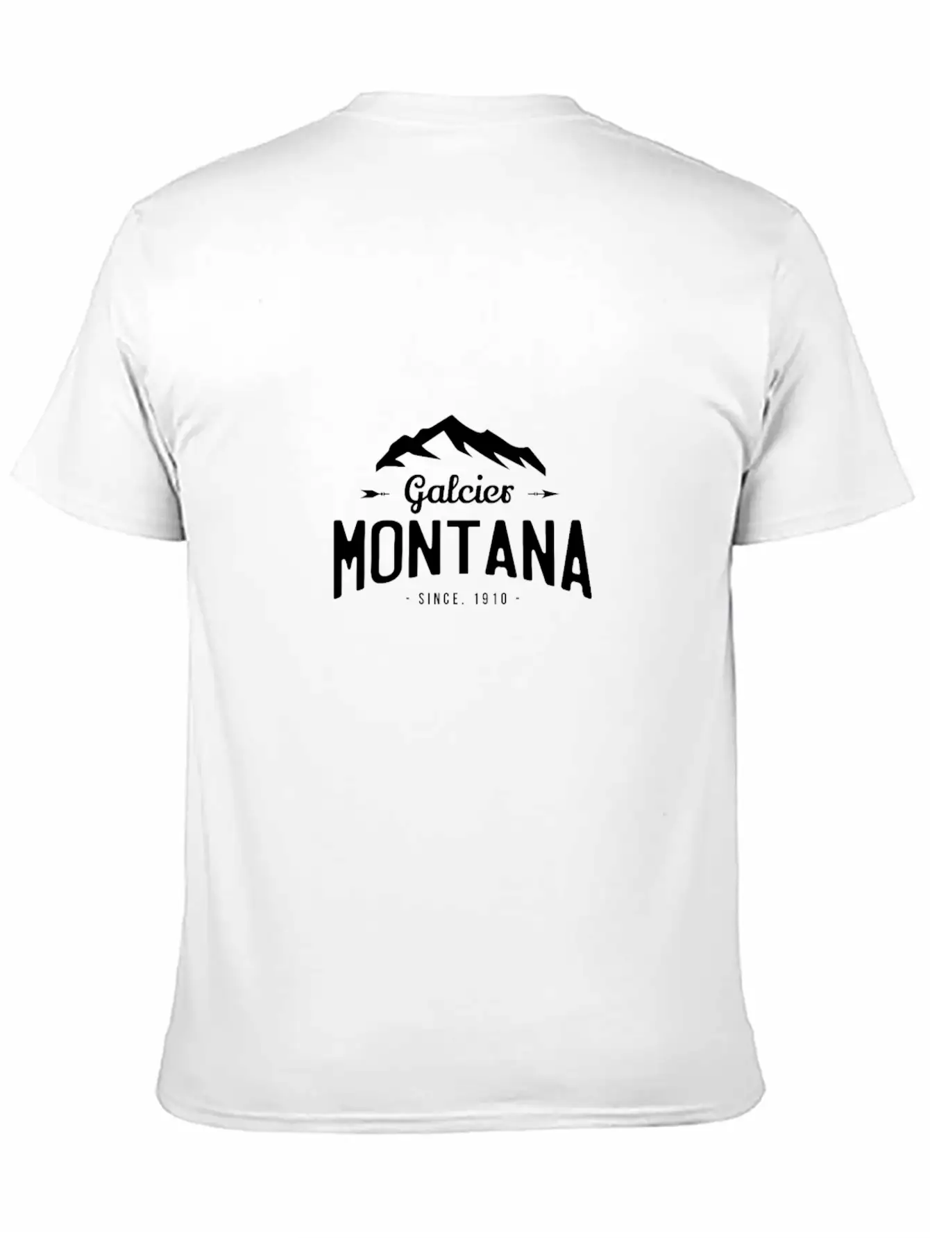 Glacier National Park Montana Breathable Graphic T-Shirt – Perfect For Casual Days