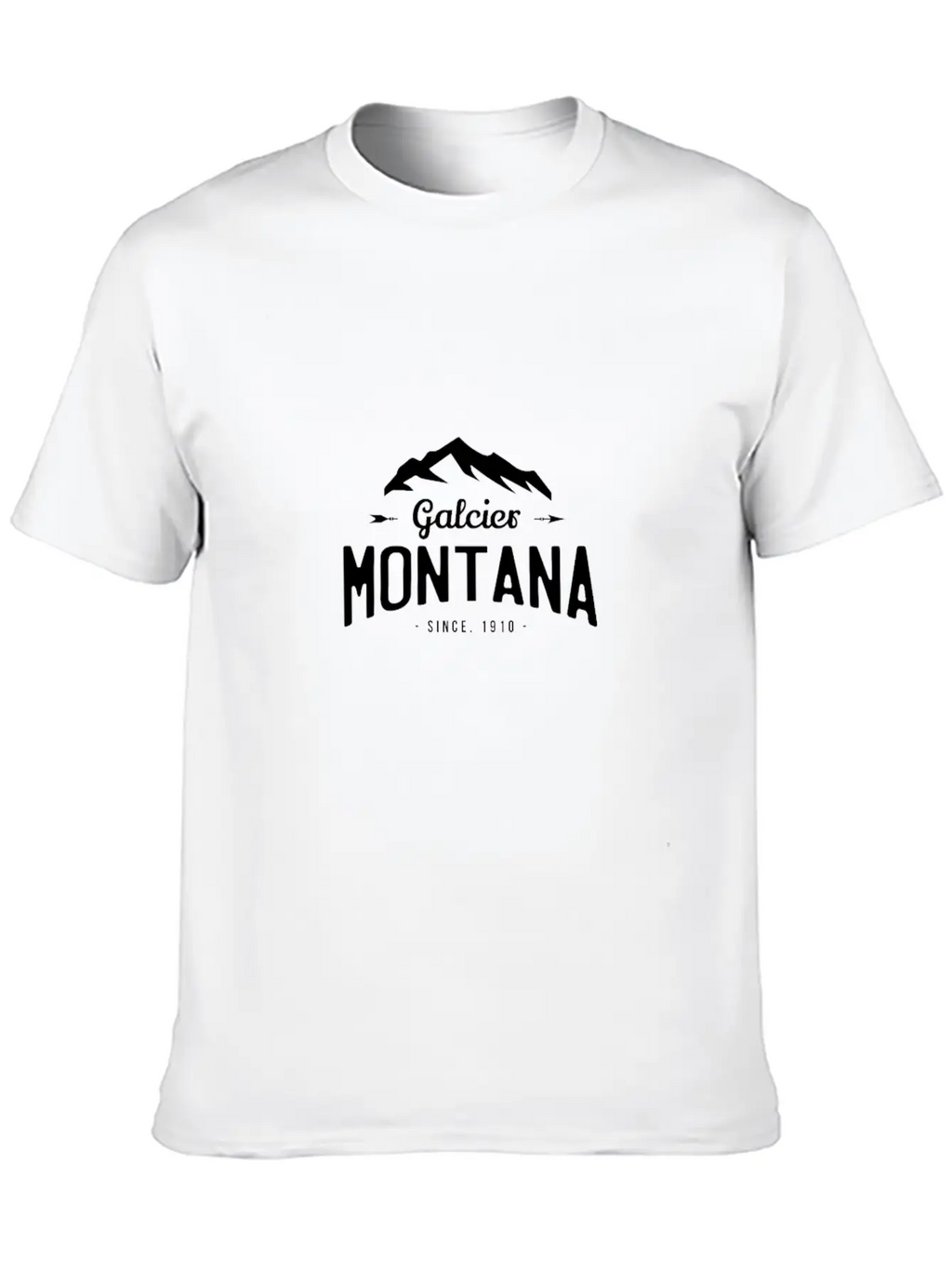 Glacier National Park Montana Breathable Graphic T-Shirt – Perfect For Casual Days