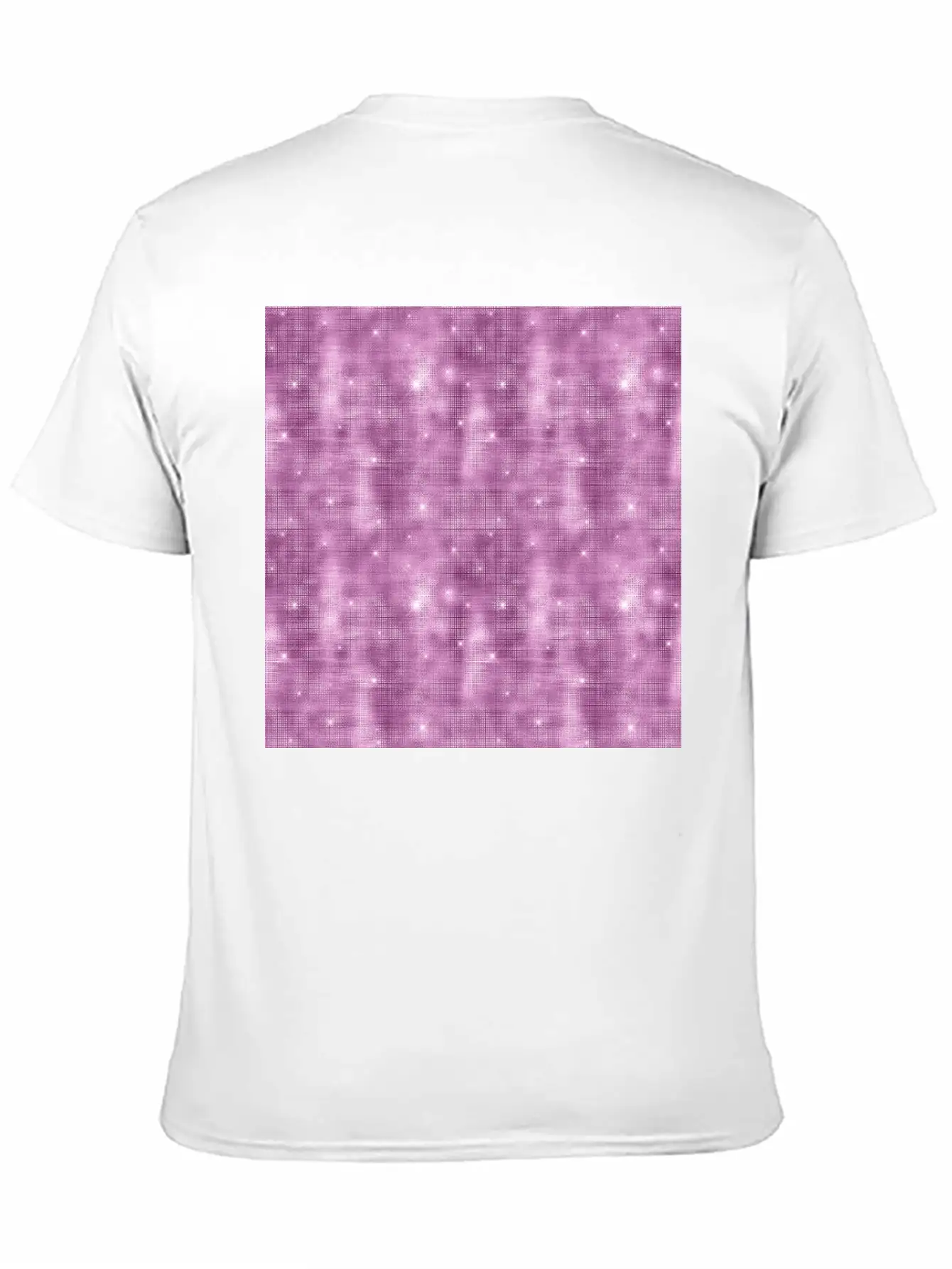 Glam Mauve Diamond Shimmer Glitter Unisex Casual T-Shirt – Clean Design For Daily Comfort