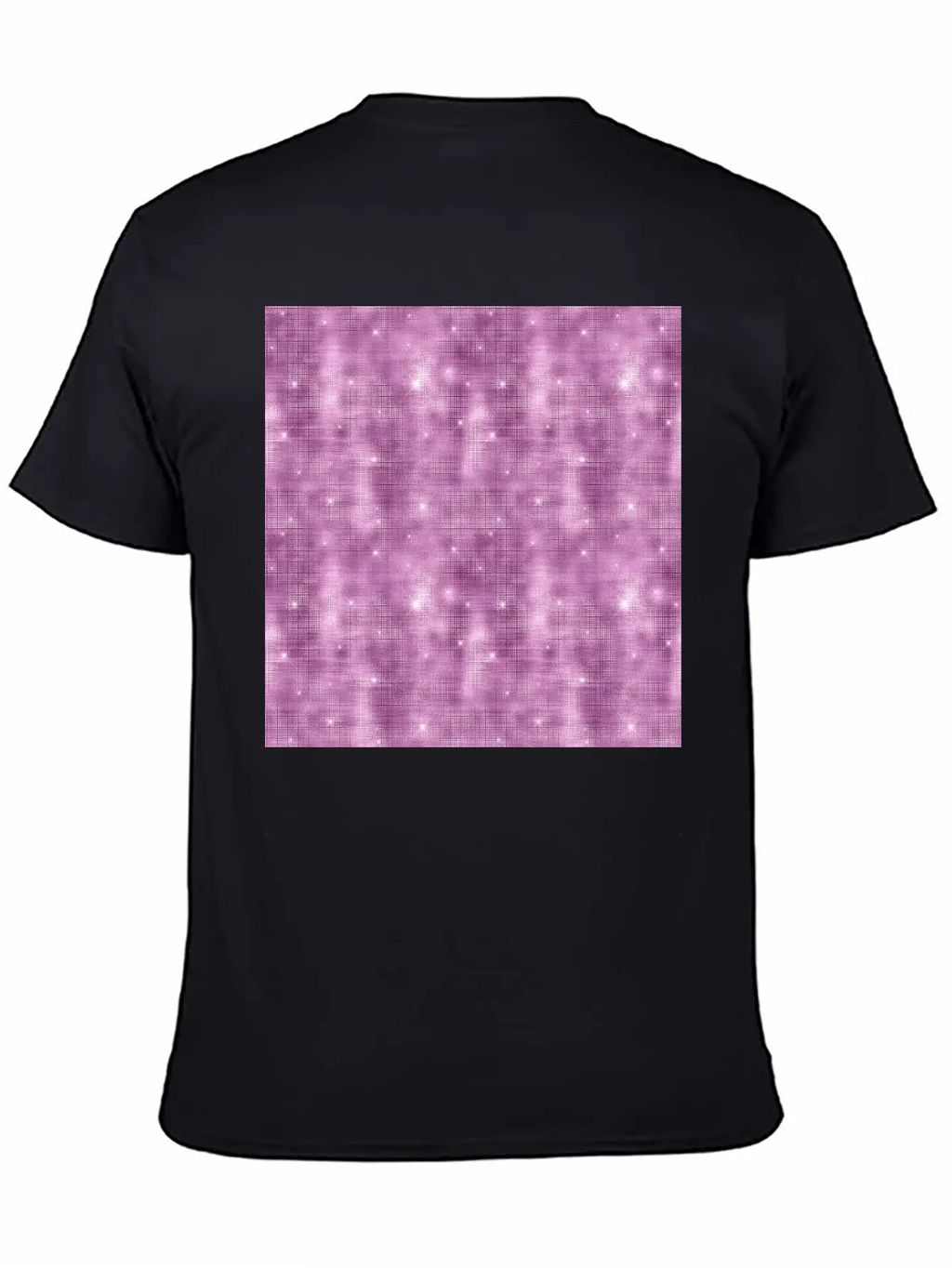Glam Mauve Diamond Shimmer Glitter Unisex Casual T-Shirt – Clean Design For Daily Comfort