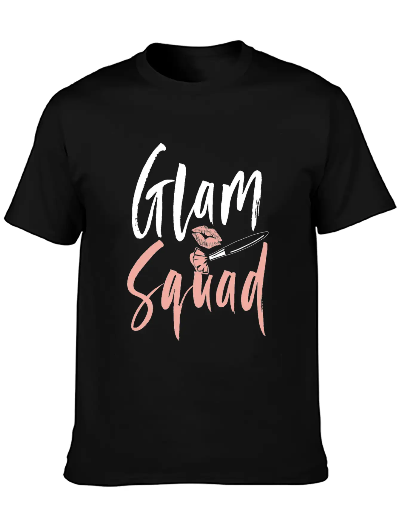 Glam Squad Funny Makeup Cheer Classic Cotton Tee – Unisex Comfort For Any Season