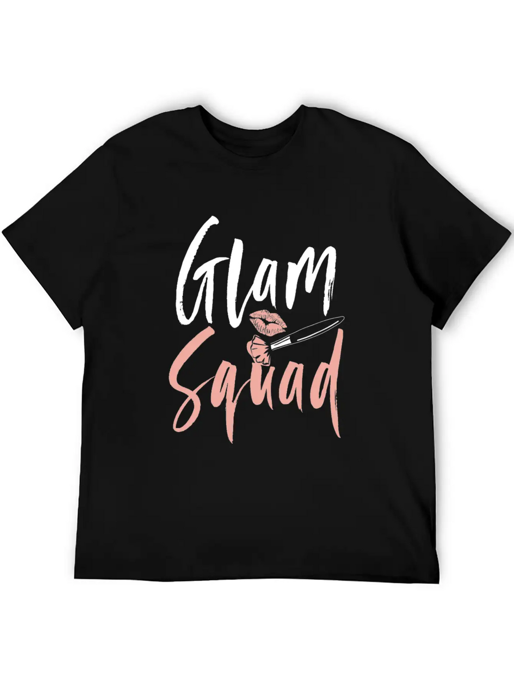Glam Squad Funny Makeup Cheer Classic Cotton Tee – Unisex Comfort For Any Season
