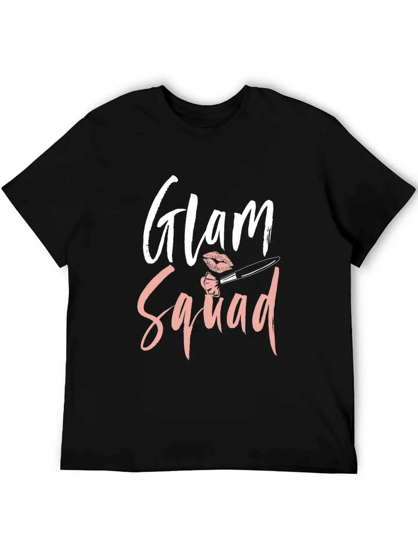 Glam Squad Funny Makeup Cheer Classic Cotton Tee – Unisex Comfort For Any Season