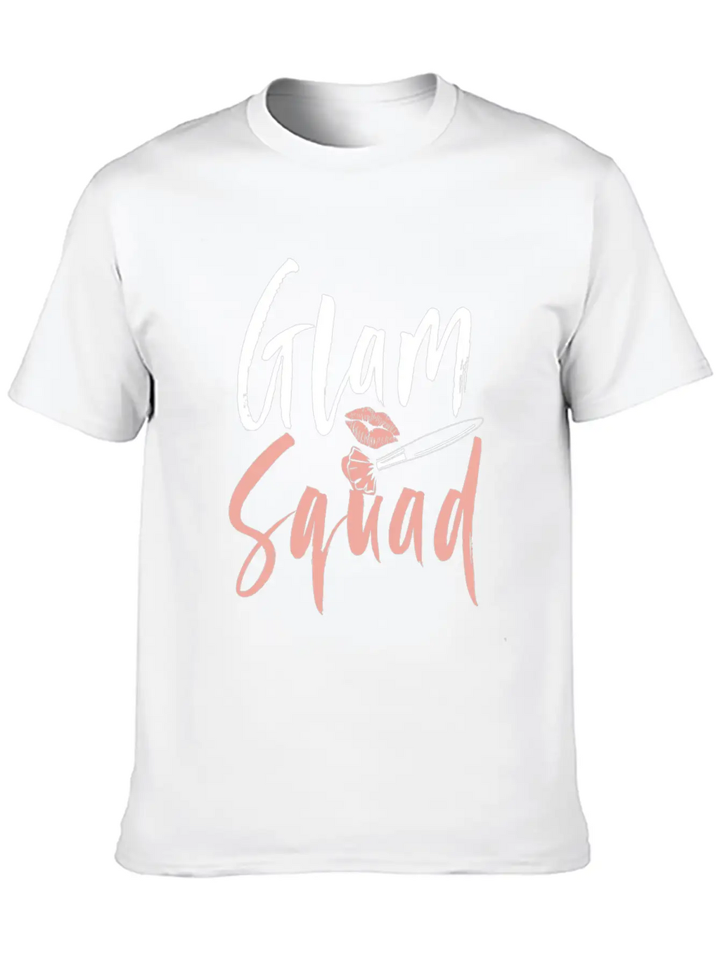 Glam Squad Funny Makeup Cheer Classic Cotton Tee – Unisex Comfort For Any Season