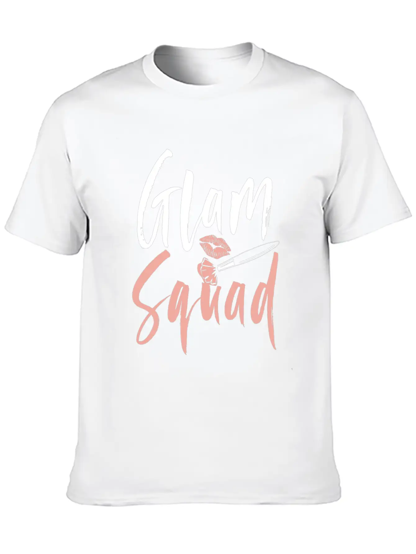 Glam Squad Funny Makeup Cheer Classic Cotton Tee – Unisex Comfort For Any Season