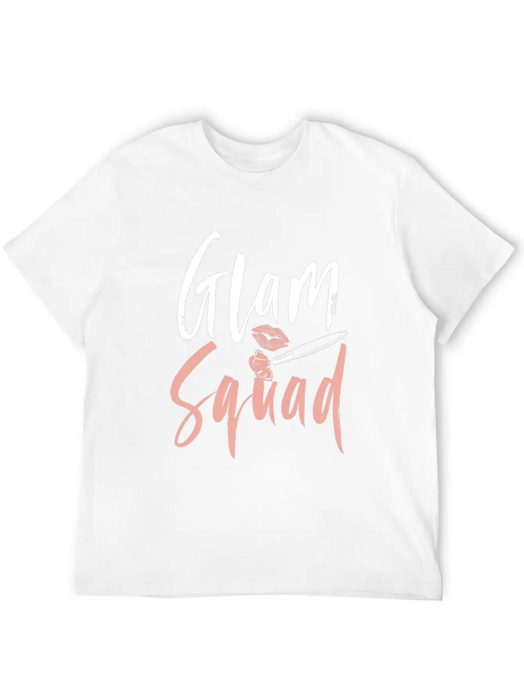 Glam Squad Funny Makeup Cheer Classic Cotton Tee – Unisex Comfort For Any Season