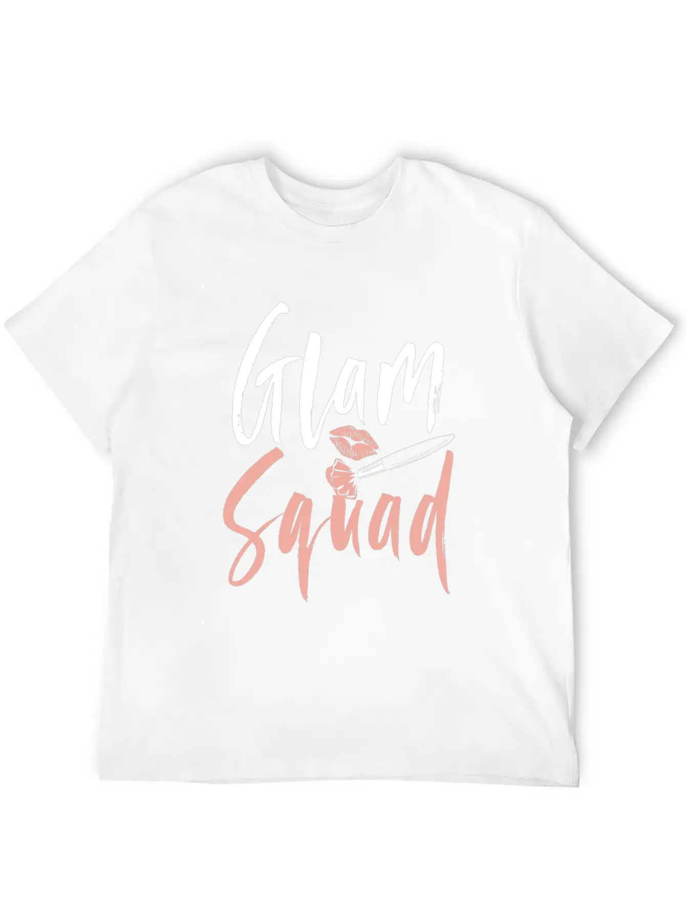 Glam Squad Funny Makeup Cheer Classic Cotton Tee – Unisex Comfort For Any Season