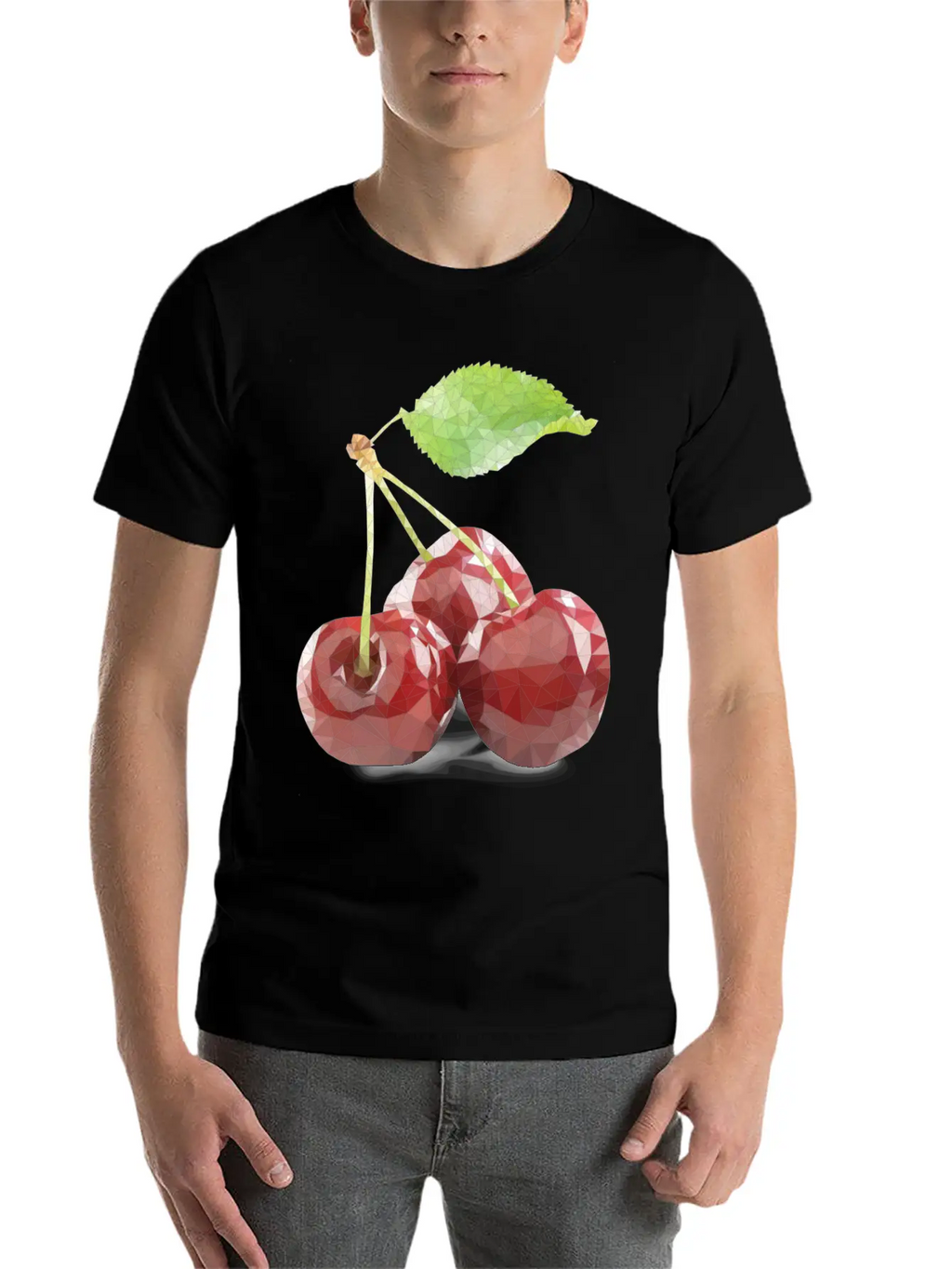 Glass Cherry Stylish Everyday T-Shirt – Unisex Basic Cotton Tee