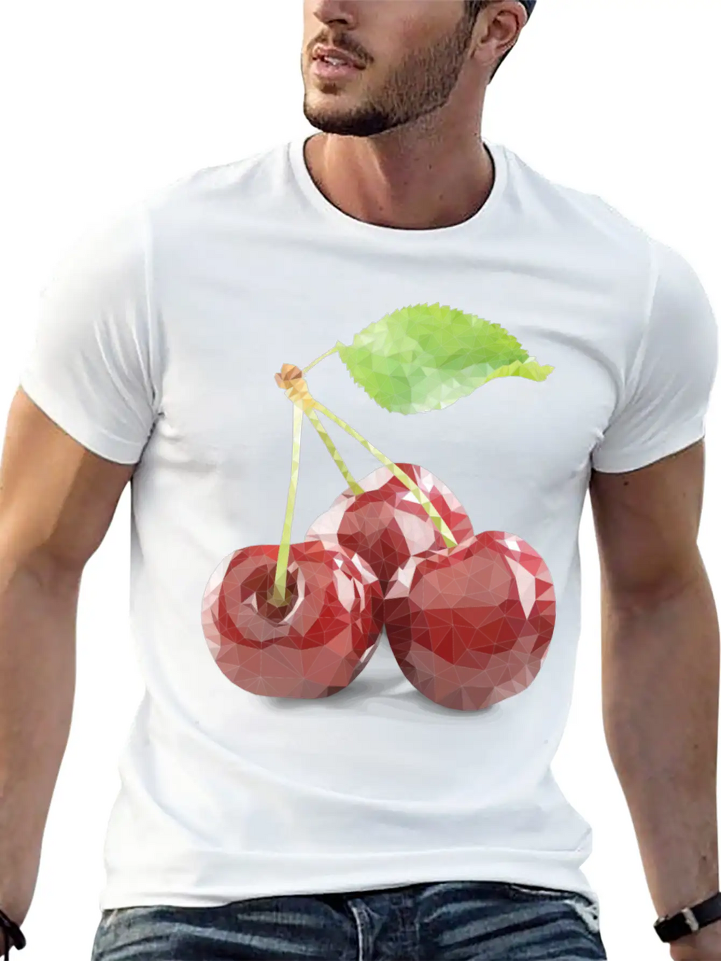Glass Cherry Stylish Everyday T-Shirt – Unisex Basic Cotton Tee