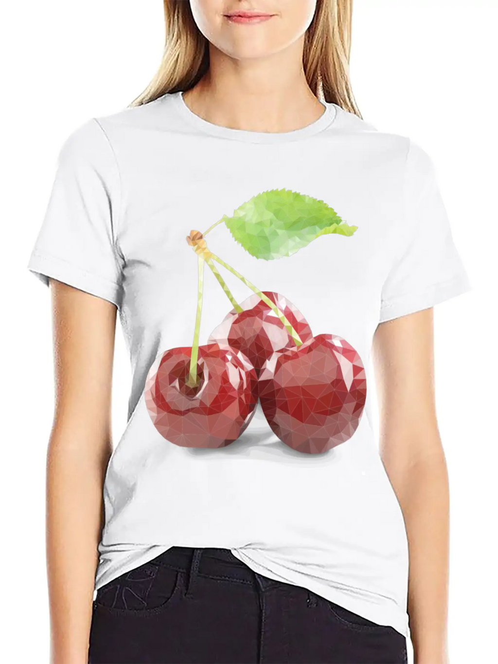 Glass Cherry Stylish Everyday T-Shirt – Unisex Basic Cotton Tee